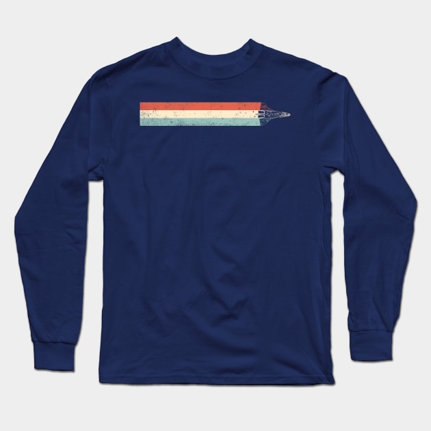 Vintage Shuttle Long Sleeve T-Shirt by kg07_shirts